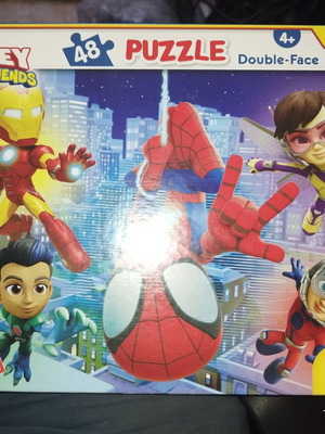 Marvel Spidey Amazing Friends puzzle used, for ages 3+