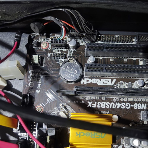 Motherboard with processor and memory like new
