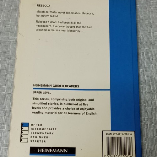 Rebecca by Daphne du Maurier, Heinemann Guided Readers Upper Level