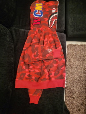 Ζακέτα Bape Large κόκκινη καινούργια
