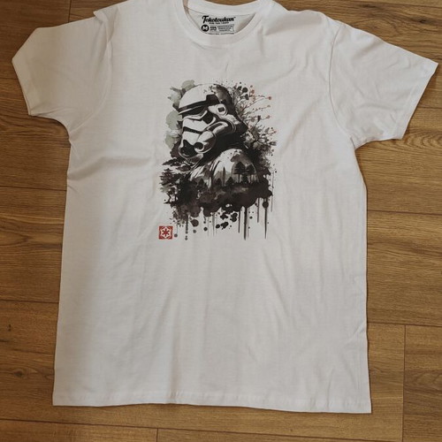 Star Wars T-shirt new, white, cotton