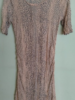 Animal Print Dress like new, fits S and M