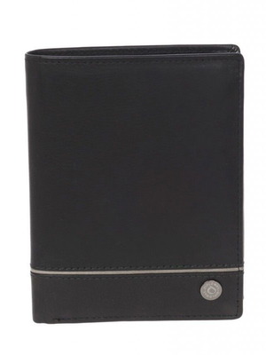 Leather wallet Diplomat MN436 vertical new with RFID protection