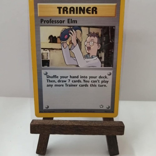 Pokemon Card Trainer Professor Elm Neo Genesis 96/111 like new