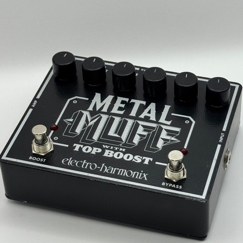 Electro-Harmonix Metal Muff distortion pedal used