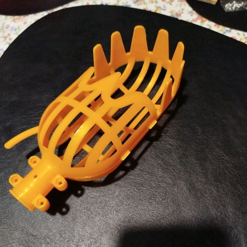 Fruit picking claw new, durable PVC, orange color