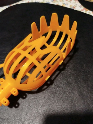 Fruit picking claw new, durable PVC, orange color