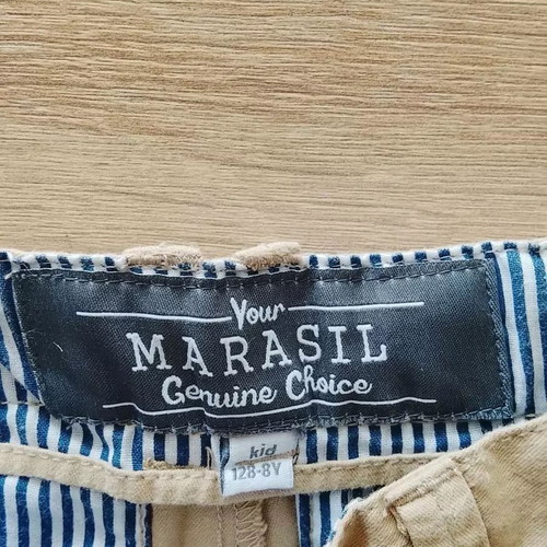 Marasil pants for boy 7-8 years like new, beige