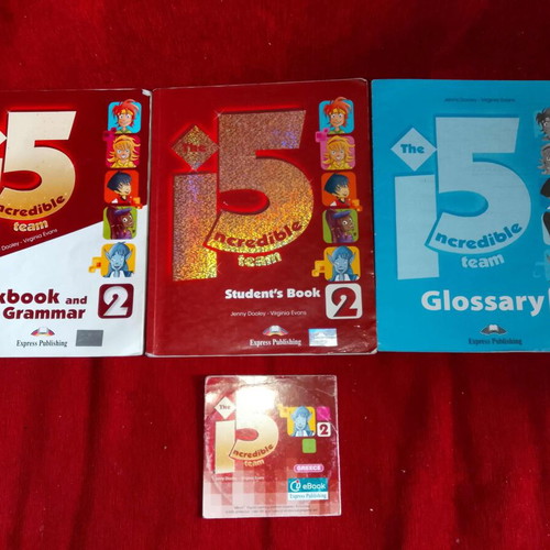English learning books and CD used, pack of 3, 2014 editions
