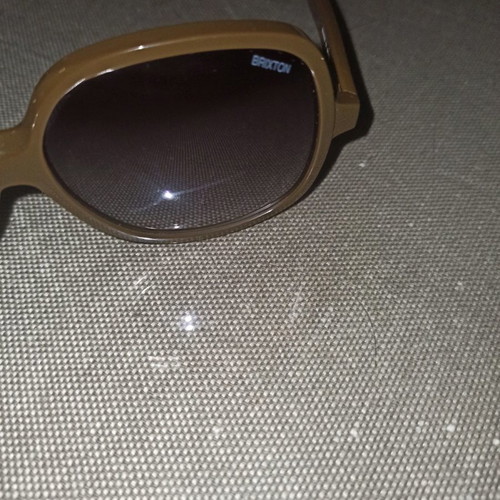 Brixton square sunglasses used, oil color, 100% UV protection