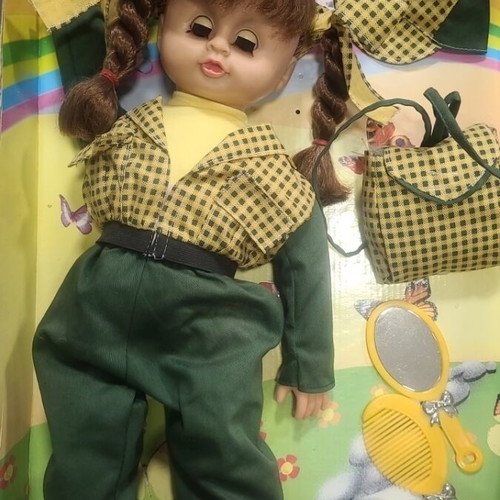 Beautiful Girl doll used with accessories, height 50cm