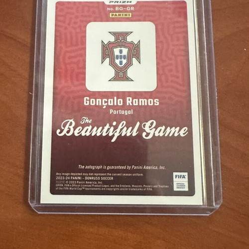 Panini 23-24 Donruss Goncalo Ramos autograph card