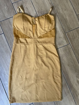 Yellow mini dress like new