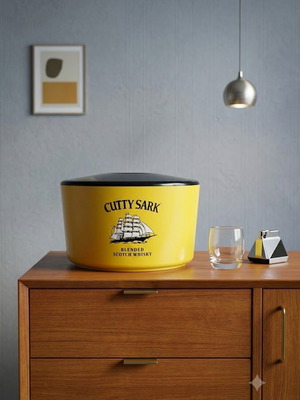 Cutty Sark vintage ice bucket used, large size
