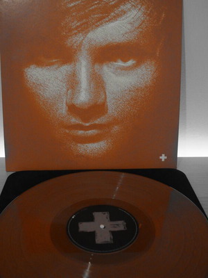 LP Ed Sheeran + Limited Edition, 180g, πορτοκαλί, σε άριστη κατάσταση