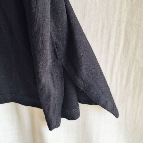 Jordano Large Black Summer Jersey Blouse like new
