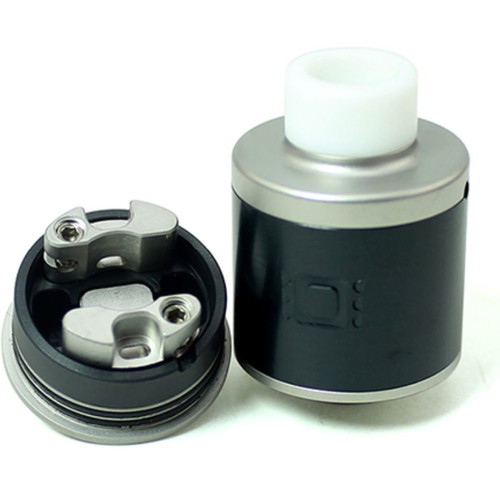 SXK Biochip 22mm BF RDA Rebuildable Atomizer used, black steel