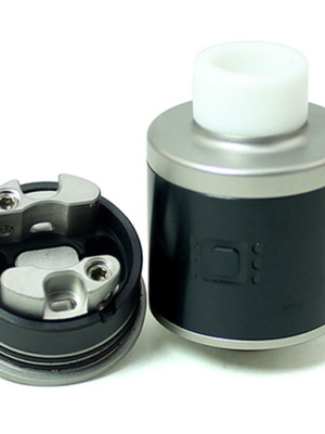 SXK Biochip 22mm BF RDA Rebuildable Atomizer used, black steel