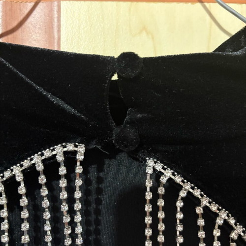Black long dress new, size S Terranova