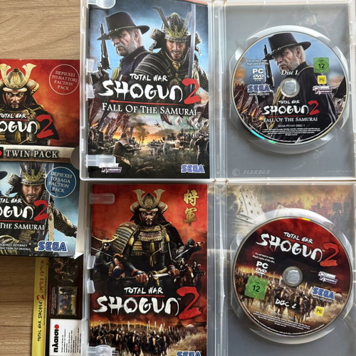 Total War Shogun 2 Twin Pack PC DVD like new, strategy game