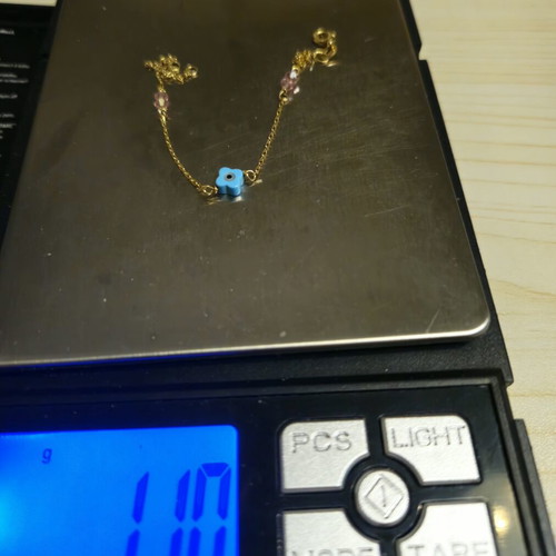 Bracelet made of 14K Italian gold like new, length 18.5 cm