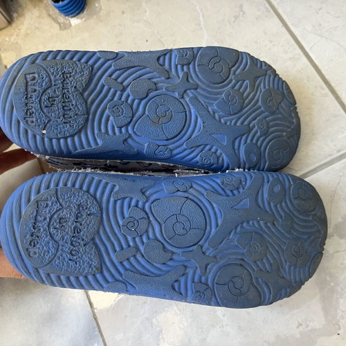 Barefoot DD Step sneakers size 31 used, gray and blue