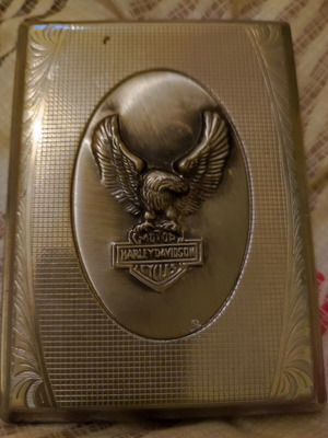 Harley Davidson tobacco case used