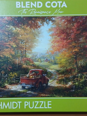 Schmidt Puzzle 1000 pieces used with minor box tears