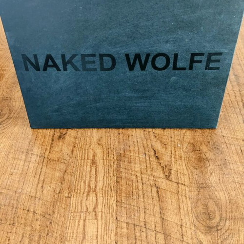 Naked Wolfe ankle boots with eccentric flame pattern, new