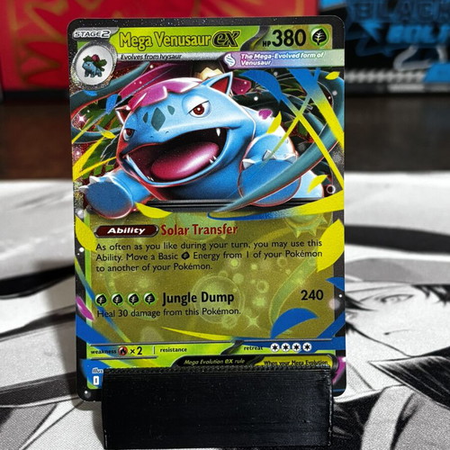 Mega Venusaur EX card like new from Mega Evolution Base Set