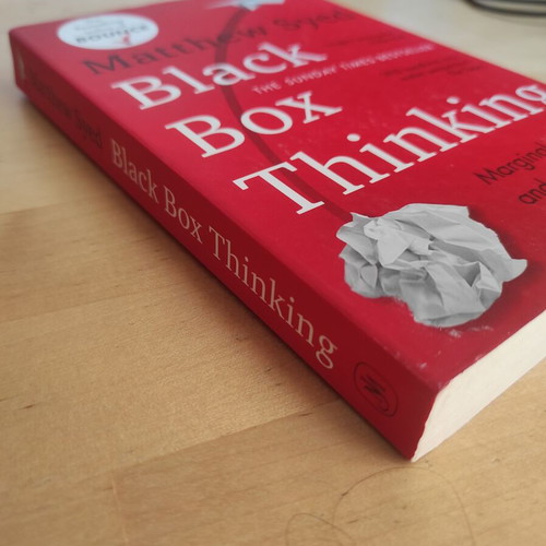 Black Box Thinking by Matthew Syed like new, English edition