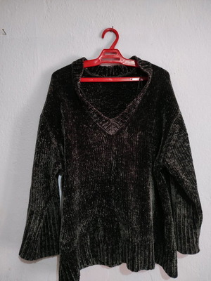 Zara knitted sweater used, gray, size S