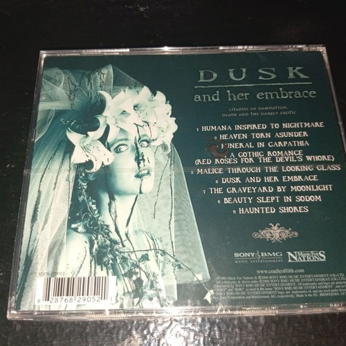 Cradle of Filth Dusk and Her Embrace CD sealed, new