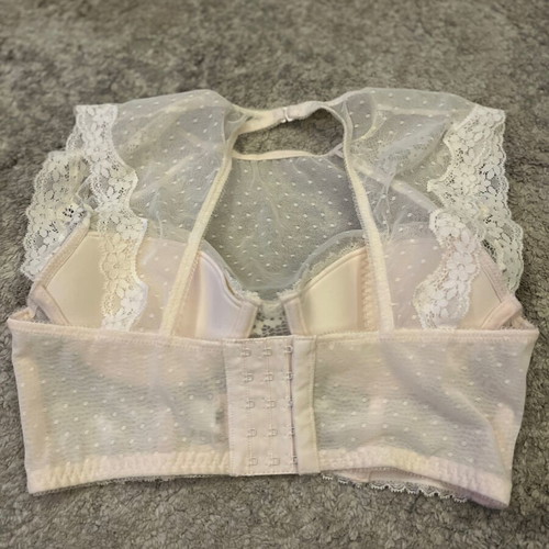 Esmara Lingerie Bustier 75A used, beige lace and tulle