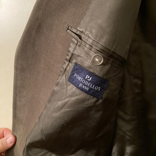 Portobello's men's jacket like new, gray and brown, size L