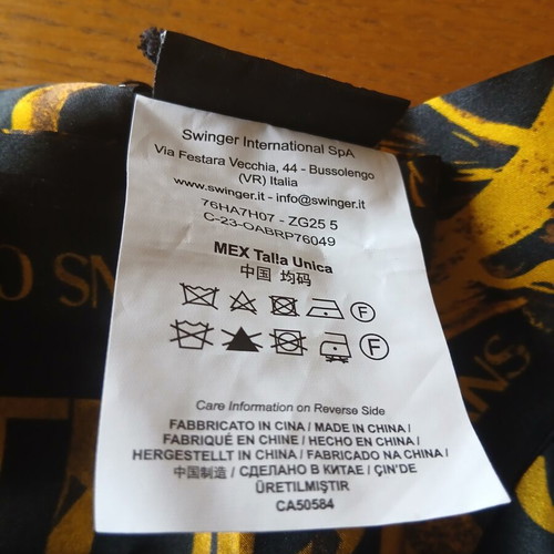Versace Jeans Couture silk scarf new, colorful