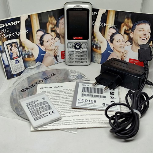 Sharp GX15 Vodafone vintage mobile phone like new, 2004 model