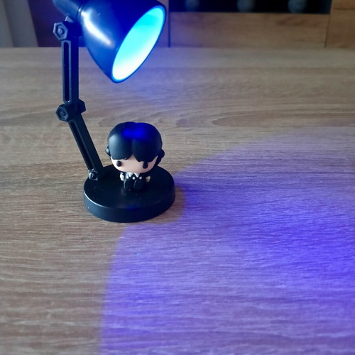 Wednesday mini lamp with detachable figure, 9cm
