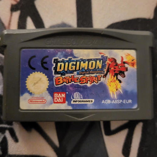 Digimon Battle Spirit Game Boy Advance game in good condition
