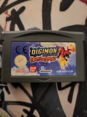Digimon Battle Spirit Game Boy Advance game in good condition