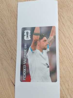 Federico Valverde Panini Sticker FIFA World Cup 2026 New