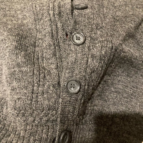 Knitted cardigan H&M grey like new for 6-7 years old