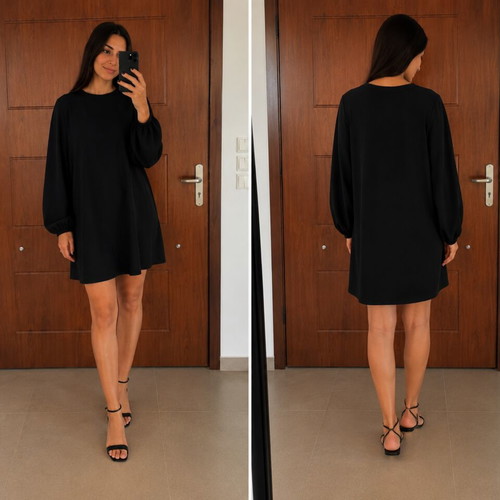 Zara dress like new, black, size S
