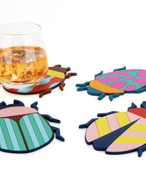The Beetles coaster set new, 4 pieces
