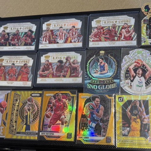Euroleague all gold lot 13 cards