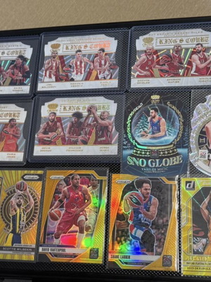 Euroleague all gold lot 13 cards