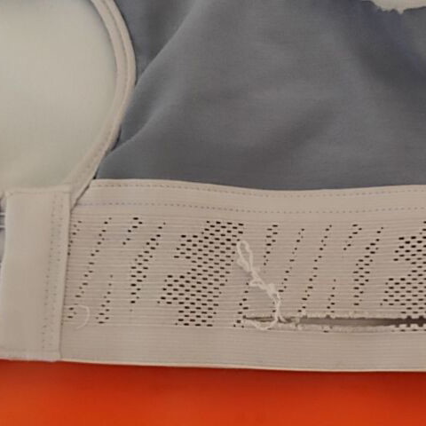 Nike Alpha UltraBreathe sports bra L, high support, grey