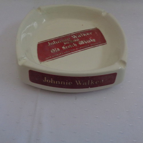 Johnnie Walker promotional ashtray used