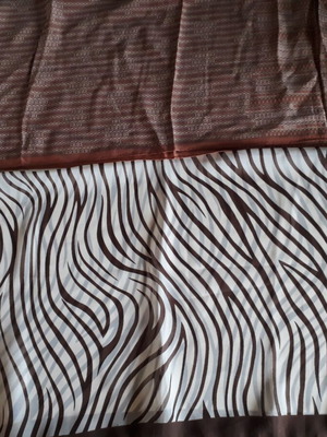 Handkerchiefs used, pack of 3, beige and brown