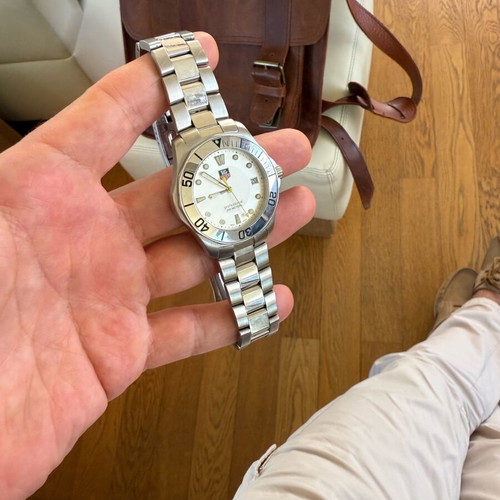 Tag Heuer Aquaracer 300m 39mm men's steel watch like new